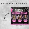 August Bookings Flyer August Bookings Available Hair Flyer - Image 3