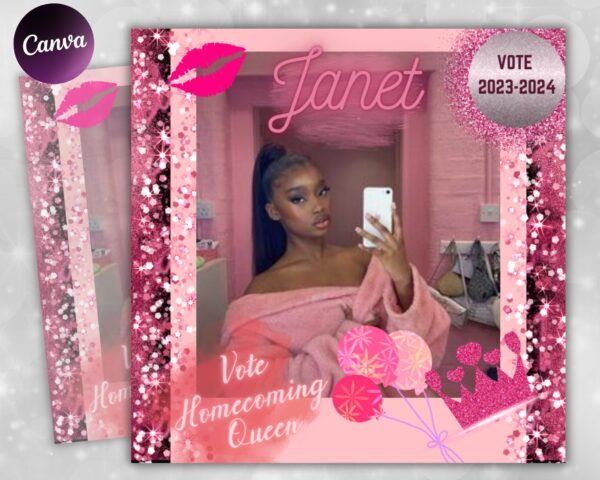Vote Homecoming Queen Flyer Homecoming Flyer Campaign Flyer