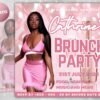 Brunch Flyer DIY Brunch Invitation Birthday Brunch Flyer