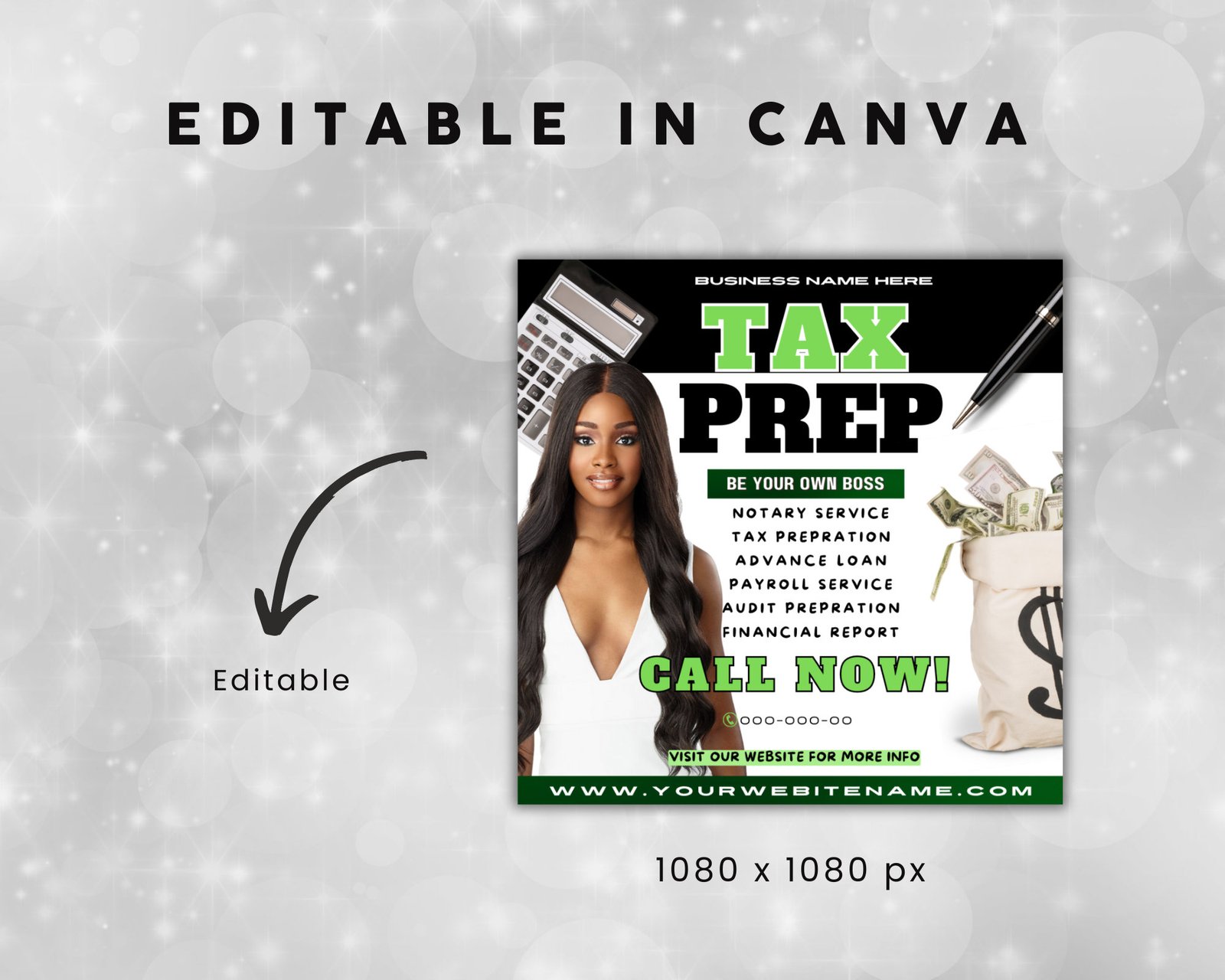 Tax Prep Flyer Tax Prep Instagram Tax Flyer - Image 3