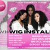 Wig Install Specials Flyer DIY Hair Salon Appointment
