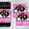 Wig Install Specials Flyer DIY Hair Salon Appointment - Image 2