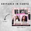 Wig Install Specials Flyer DIY Hair Salon Appointment - Image 3