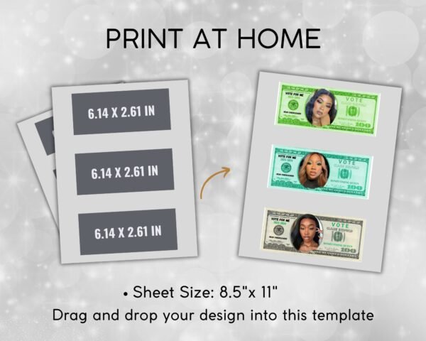 Homecoming Campaign Money Editable Fake Money Prom Queen - Image 6