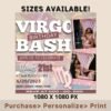 Virgo Birthday Digital Flyer Virgo Season Birthday Birthday - Image 2