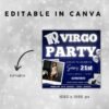 Virgo Birthday Digital Flyer Virgo Season Birthday Birthday - Image 3