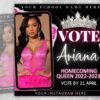 Vote Homecoming Queen Flyer Homecoming Flyer Campaign Flyer - Image 2