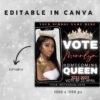 Vote Homecoming Queen Flyer Homecoming Flyer Campaign Flyer - Image 4