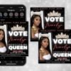 Vote Homecoming Queen Flyer Homecoming Flyer Campaign Flyer - Image 3