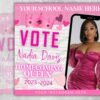 Vote Homecoming Queen Flyer Homecoming Flyer Campaign Flyer - Image 2