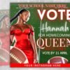 Vote Homecoming Queen Flyer Homecoming Flyer Campaign Flyer - Image 2