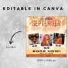 Editable September Fall Flyer Hair Special Flyer Appointment - Image 3