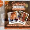 Editable September Fall Flyer Booking Now Available Appointment