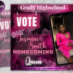Vote Homecoming Queen Flyer Homecoming Flyer Campaign Flyer