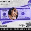 Homecoming Campaign Money Editable Fake Money Prom Queen