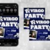 Virgo Birthday Digital Flyer Virgo Season Birthday Birthday - Image 2