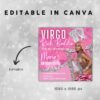 Virgo Birthday Flyer Pink Birthday Flyer Birthday Template - Image 3