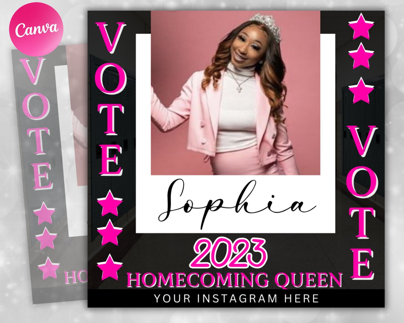 Vote Homecoming Queen Flyer Homecoming Flyer Campaign Flyer