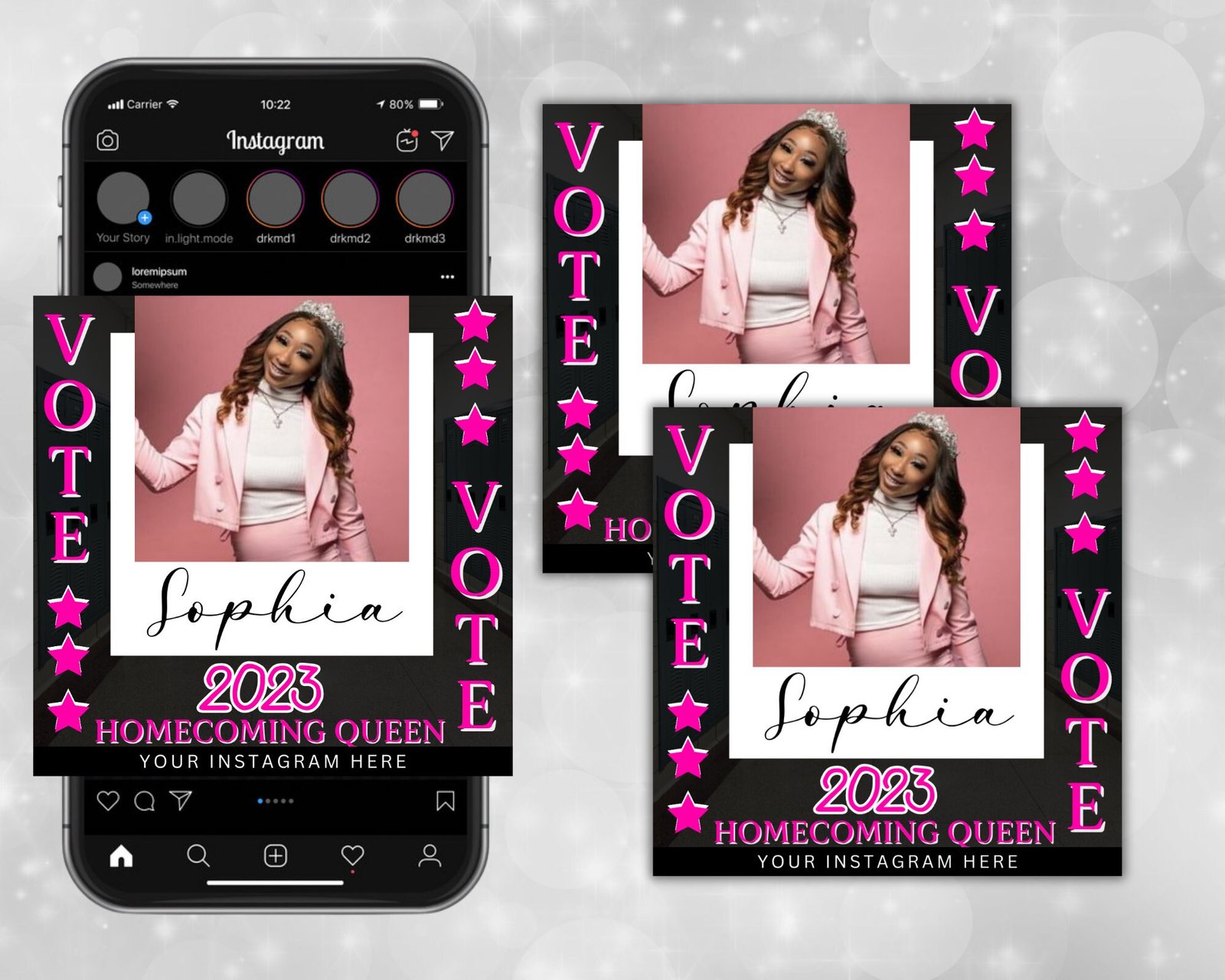 Vote Homecoming Queen Flyer Homecoming Flyer Campaign Flyer - Image 3