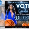 Vote Homecoming Queen Flyer Homecoming Flyer Campaign Flyer