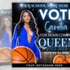 Vote Homecoming Queen Flyer Homecoming Flyer Campaign Flyer - Image 2