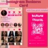 Instagram Business Card 2023 DIY Canva Business Card