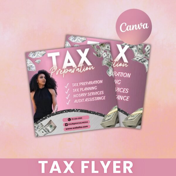 Tax Flyer Editable Tax Prep Flyer Tax Preparer