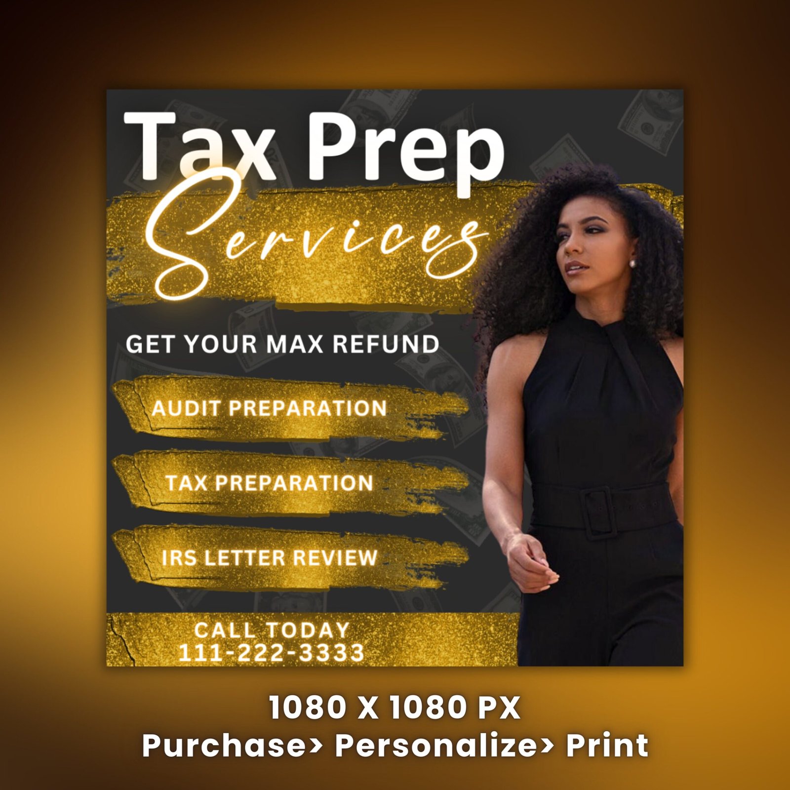 Tax Prep Flyer Tax Prep Instagram Tax Flyer - Image 3