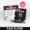 Tax Prep Flyer Tax Prep Instagram Tax Flyer