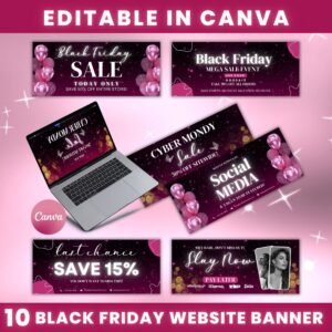 Black Friday Web Banner Shopify Banner Black Friday