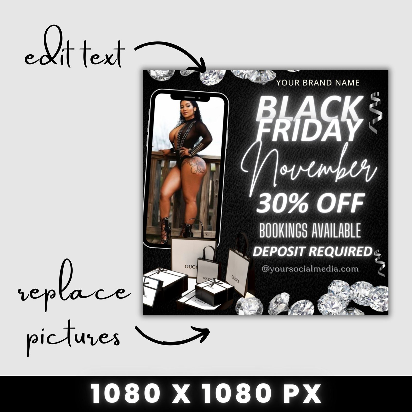 Black Friday Flyer November Booking Flyer Black Friday - Image 4