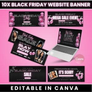 Black Friday Web Banner Shopify Banner Black Friday