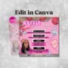 Christmas Raffle Flyer Christmas Flyer DIY Flyer Design