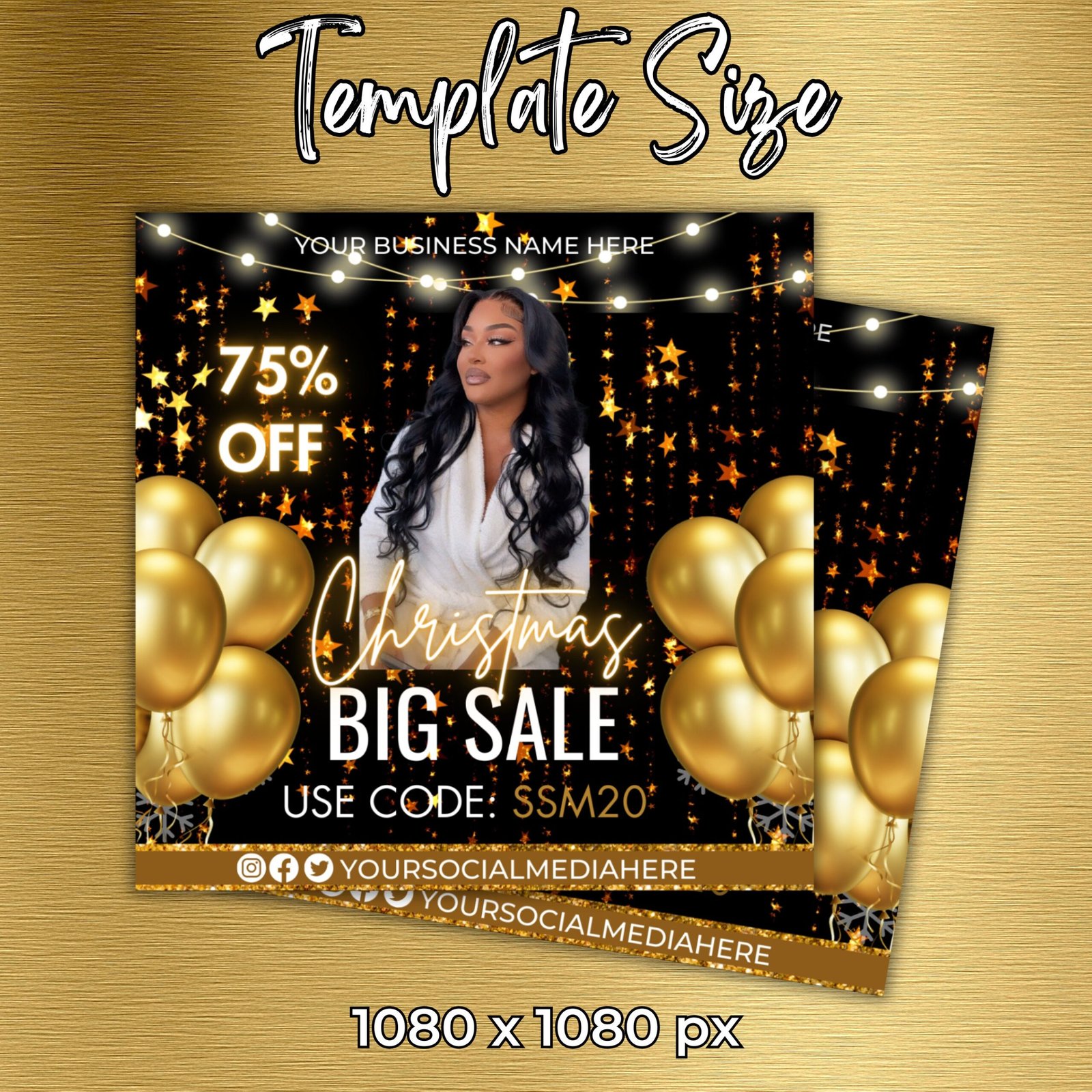 Christmas Sale Flyer Book Now Flyer Christmas Flyer - Image 2