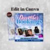 December Bookings Flyer Christmas Bookings Flyer Book Now