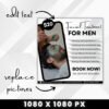 Men’s Facial Specials Flyer DIY Canva Template Facial - Image 4
