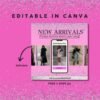 DIY New Arrivals Social Media Flyer Pink and - Image 3
