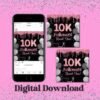 10K Followers Flyer Follower Template Social Media Follower - Image 2
