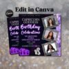 Capricorn Birthday Flyer Birthday Girl Happy Birthday Flyer