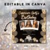 Capricorn Birthday Flyer Birthday Template Birthday Girl Party - Image 3