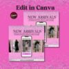 DIY New Arrivals Social Media Flyer Pink and