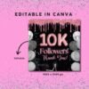 10K Followers Flyer Follower Template Social Media Follower - Image 3