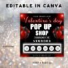 Valentine Pop Up Shop Flyer Valentine Event Flyer - Image 3