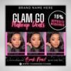 Pink Glam Go Makeup Flyer Makeup Artist Deals - Image 2