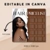 Editable Hair Price List Flyer Hair Price List - Image 3