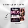 Travel Beauty Stylist Flyer Traveling Business Flyer DIY - Image 3
