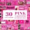 50+ Valentines Day Flyer Bundle February Booking Flyer