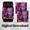 Mobile Bartending Flyer DIY Canva Flyer Template Mixologist - Image 2