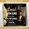 Vote Homecoming King - Class Campaign Flyer -