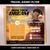 Travel Agent Flyer Template Travel Agent Content Girls